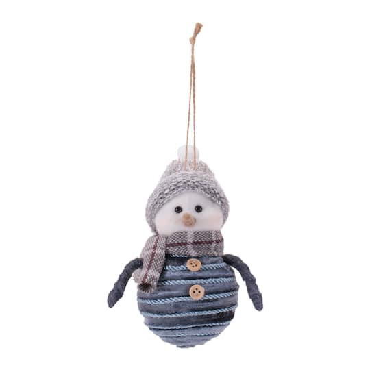 Melrose 13.25" Snowman Ornaments, 6ct.